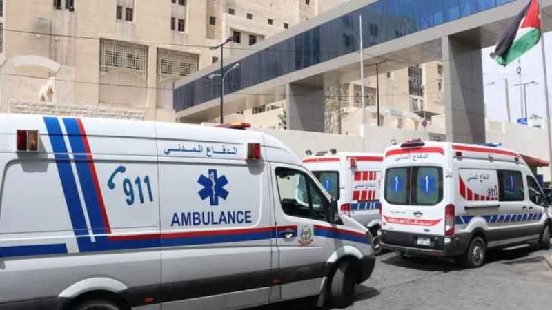 17 إصابة بتصادم بين باصين في خريبة السوق الخميس