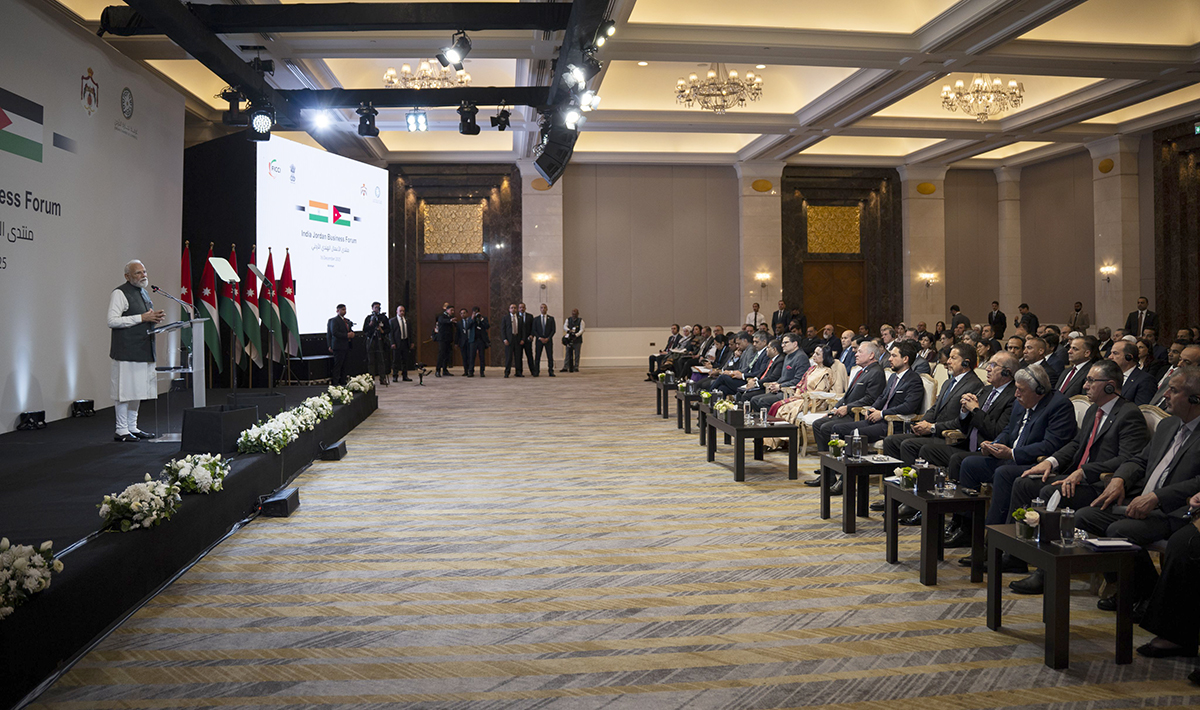 الأردن والهند يصدران بيانا مشتركا في ختام زيارة رئيس الوزراء الهندي إلى الأردن