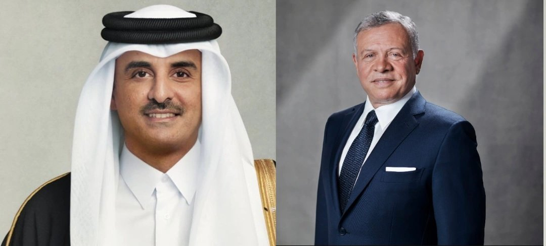 الملك يهنئ بالعيد الوطني لدولة قطر